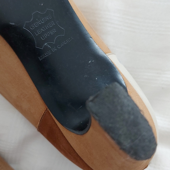 Vintage aldo | leather patchwork heels - Picture 6 of 9